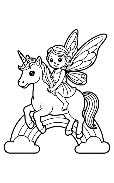 Peri Masalı - Free Printable Coloring Page | My Coloring Time | My ...